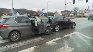 Wypadek drogowy w Gościcinie