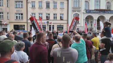 Na Placu Wejhera zademonstrowali swoją siłę