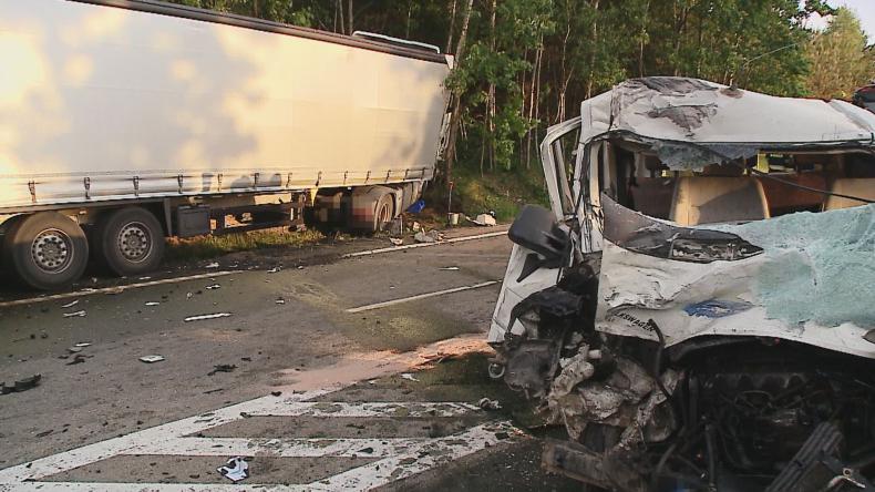 Wypadek na K6 w Kębłowie (Bożejewo)