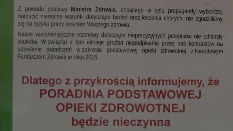 Po Nowym Roku większość przychodni będzie zamknięta