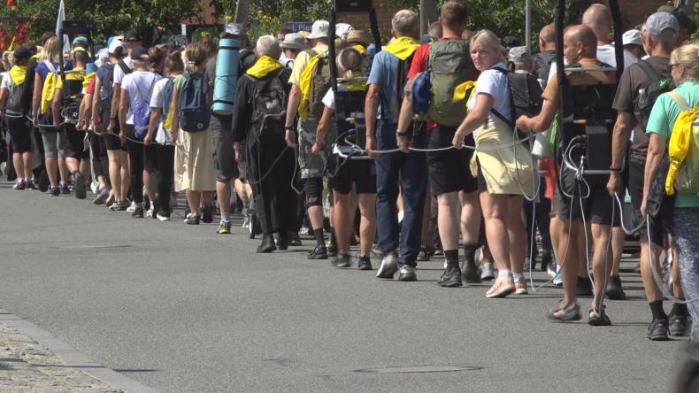 Ponad 200 pielgrzymów na trasie do Jasnej Góry