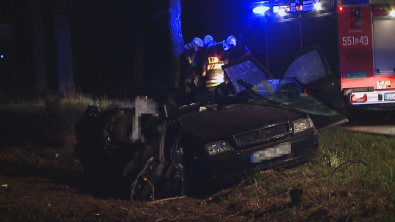 Wypadek na trasie Zelewo-Kochanowo