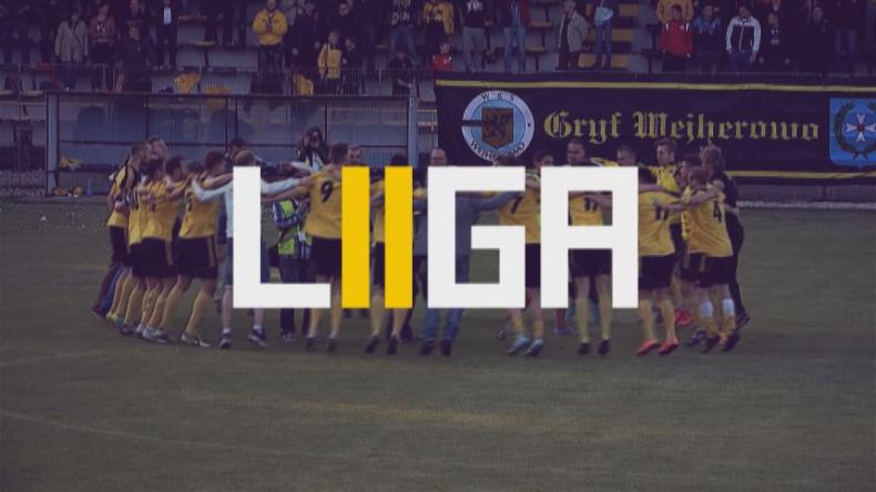 Mecz piłki nożnej - Gryf Wejherowo vs Wisła Puławy 1 połowa