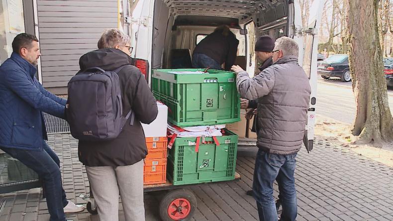 Dary dla uchodźców z Ukrainy dotarły do Pucka