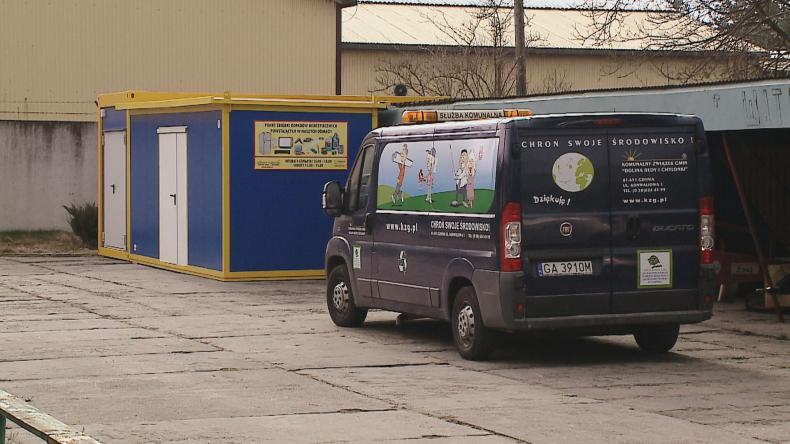 Punkt Selektywnej Zbiórki Odpadów Niebezpiecznych w Bolszewie