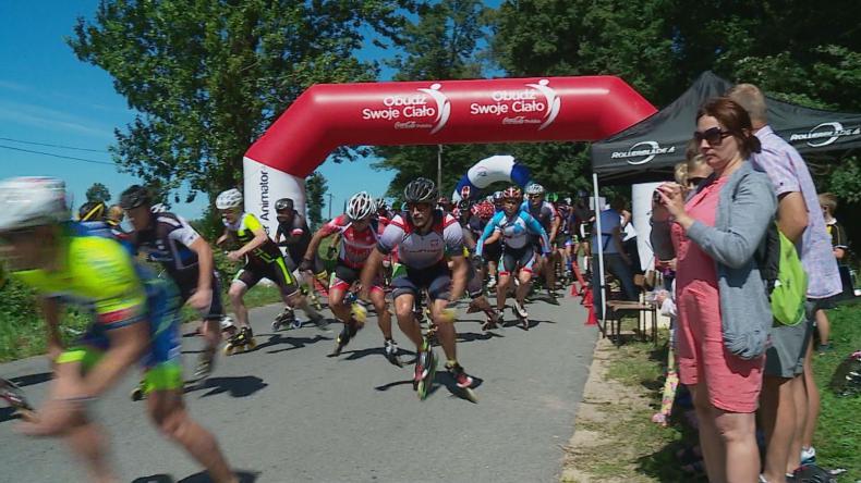 Półmaraton na kółkach w Kłaninie