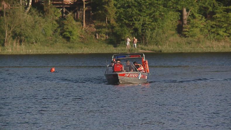 Poszukiwania mężczyzny w jeziorze Wyspowo