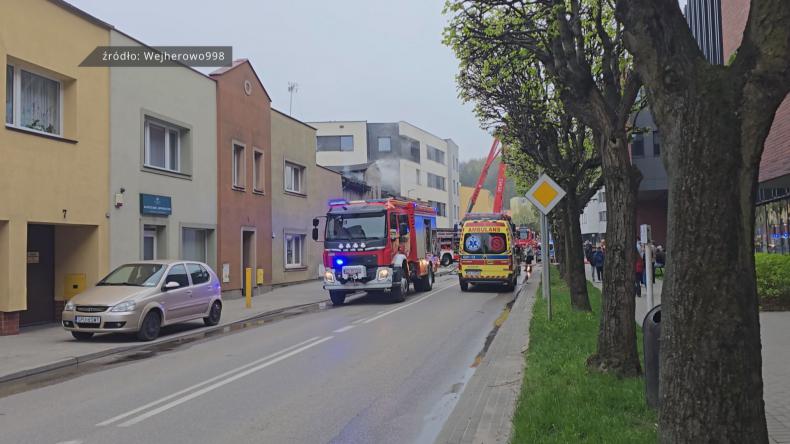Pożar mieszkania w Wejherowie