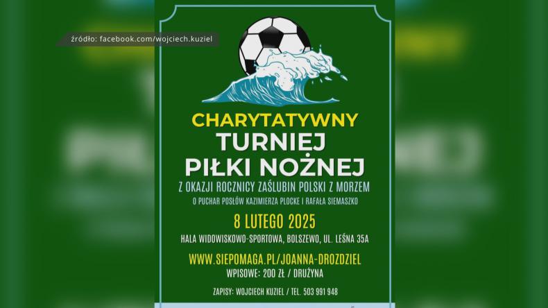 Charytatywny turniej dla mieszkanki gminy Wejherowo