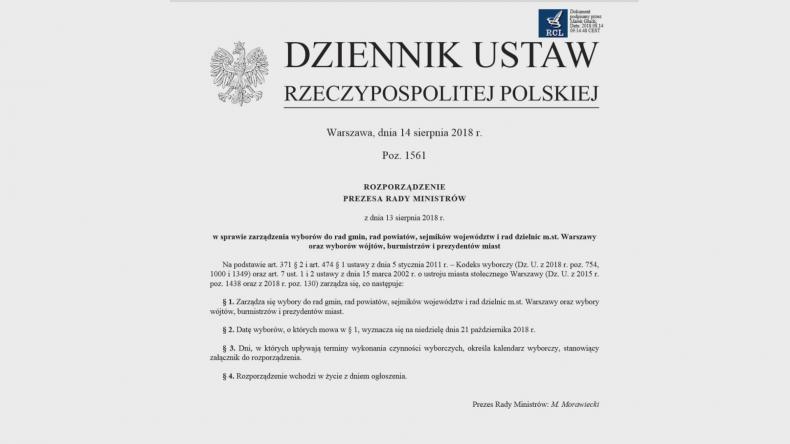 Znamy termin wyborów, rusza kampania