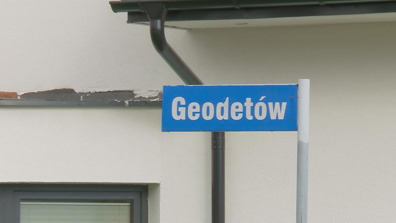 Ulica Geodetów utwardzona