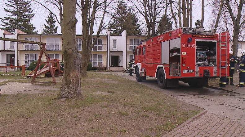 Palił się pensjonat w Jastrzębiej Górze