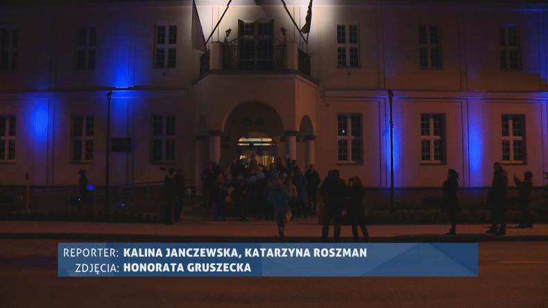 Niebieska manifestacja