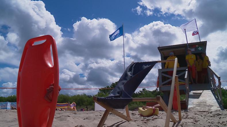 Władysławowskie plaże w kolorze blue