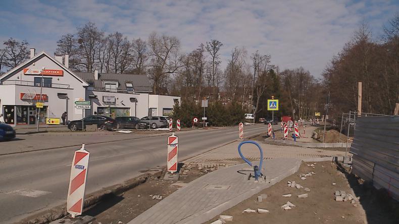 Trwa przebudowa ważnego skrzyżowania w Bolszewie