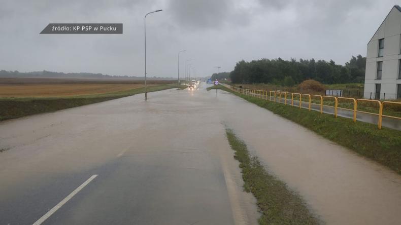 Ulewy dały się we znaki mieszkańcom Pomorza