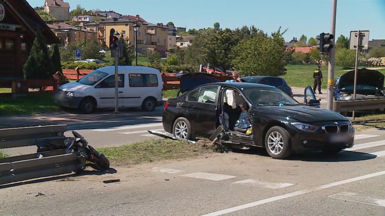 Wypadek drogowy w Rumi