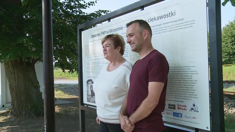 Wyjątkowa historia Mrzezina odsłonięta na tablicy
