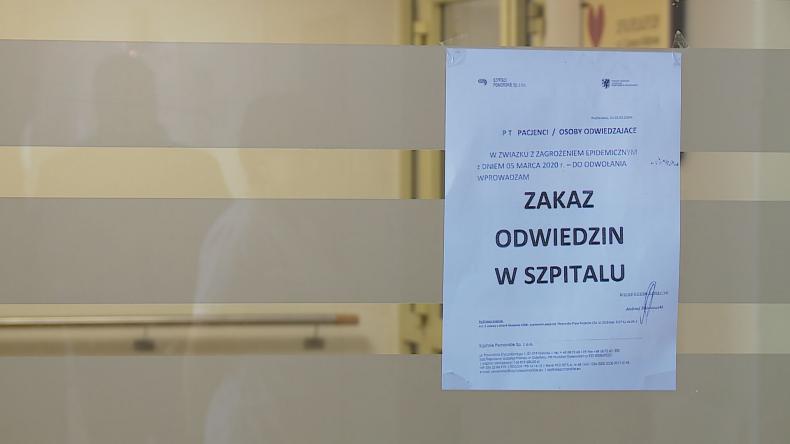 Szpitale zamknięte dla odwiedzających