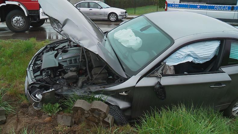 Zderzenie czterech aut w Górze, pięć osób poszkodowanych
