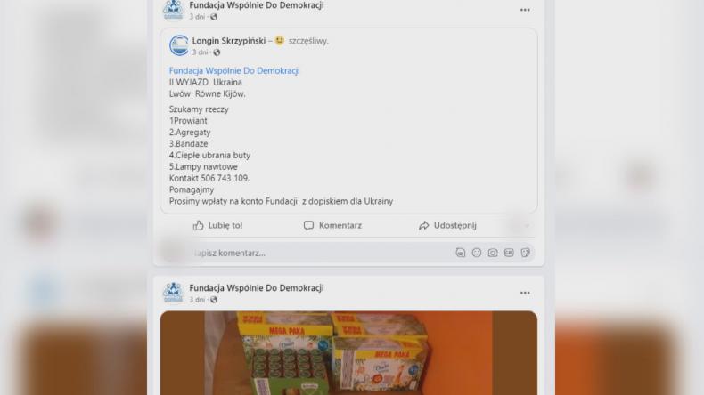 Zbiórka dla obywateli Ukrainy
