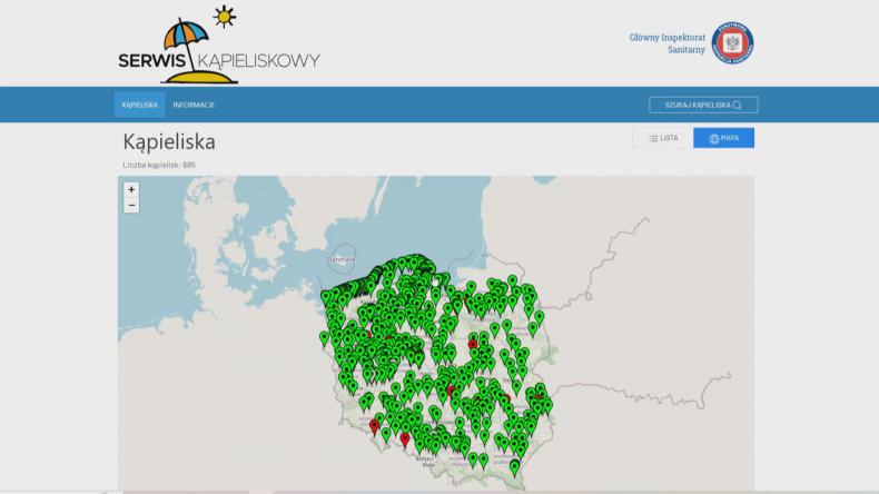 Na kąpieliskach mogą wystąpić sinice