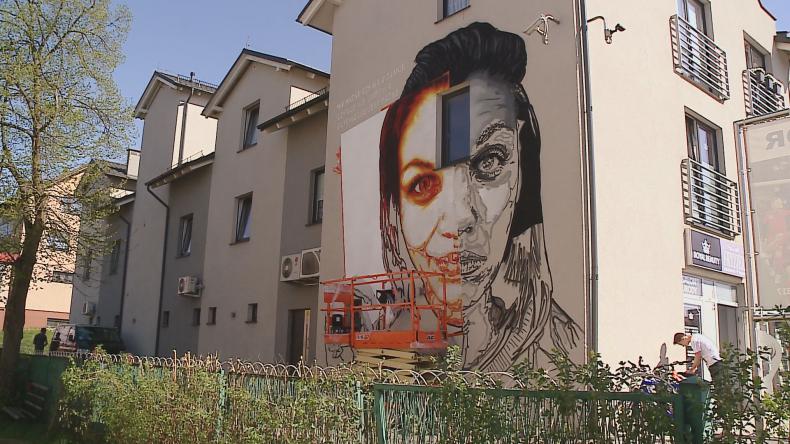 Mural w Luzinie ukończony