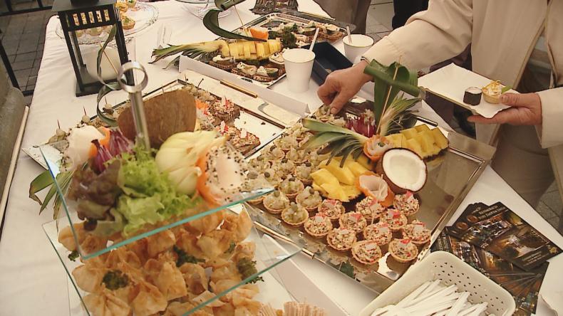 Smakowitości na puckim rynku