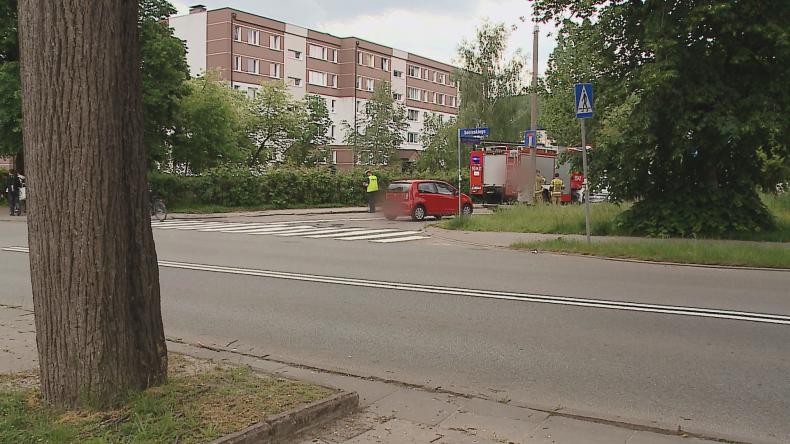 Zderzenie osobówki z rowerem