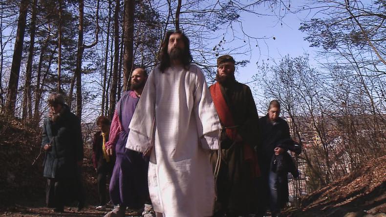 Sceny z Biblii rozegrały się na kalwarii