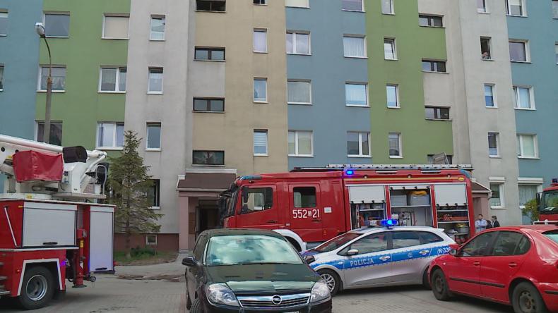 Paliło się mieszkanie w redzkim bloku