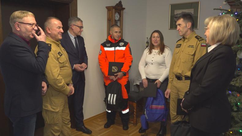 Wyróżnienia za bohaterska postawę