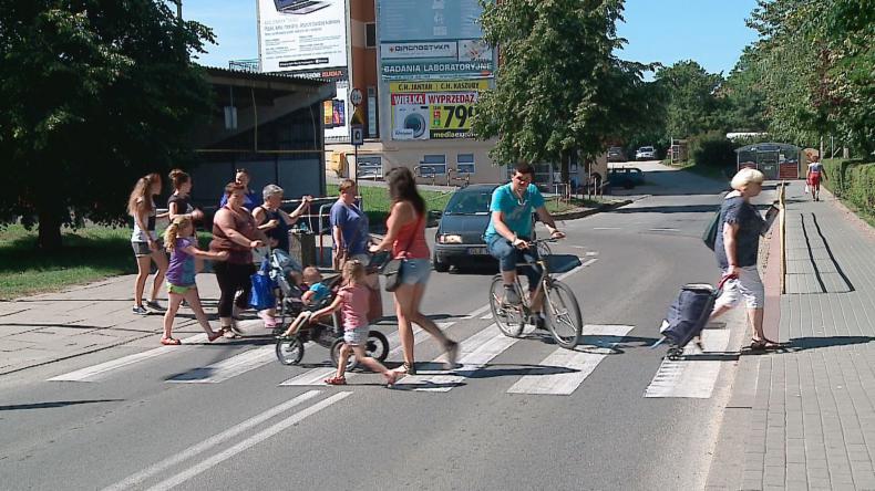 (Nie)bezpieczna zebra w centrum ?