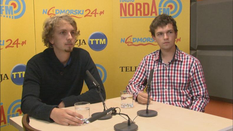 Piotr Wróblewski i Paweł Recki ze Stowarzyszenia KULTURNATYWA z Redy