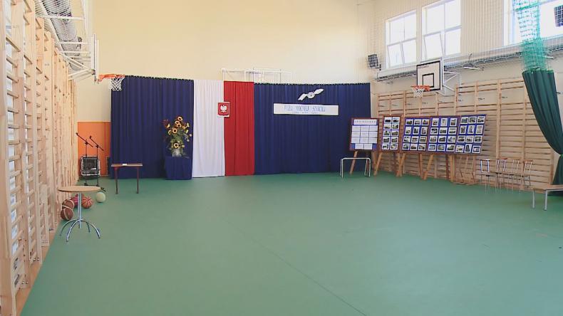 Na nowej sali gimnastycznej