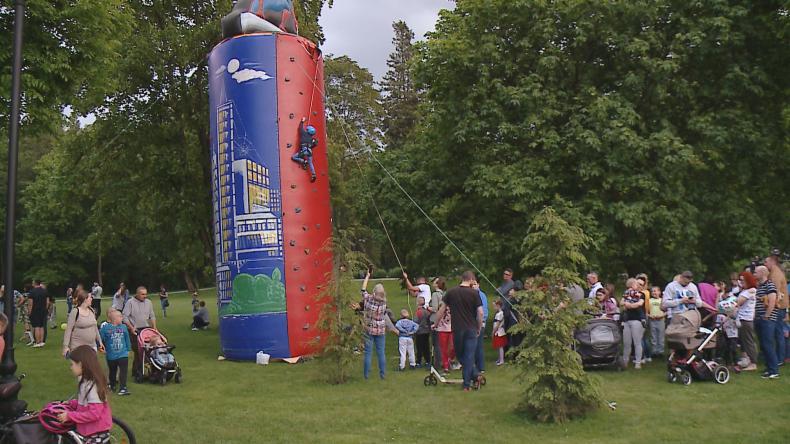 Dzień dziecka spędzili w miejskim parku