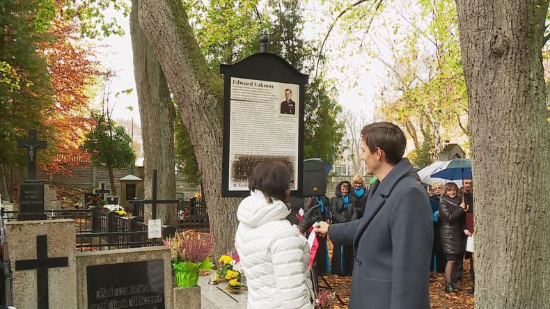 Uroczystości ku czci majora Edwarda Łakomego