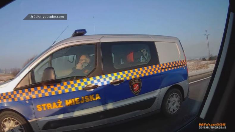 Komendant straży miejskiej przyłapany na wykroczeniu