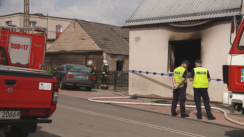 Pożar domu w Niepoczołowicach