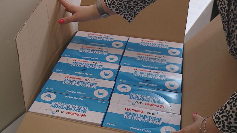 Rządowe maseczki dla mieszkańców regionu