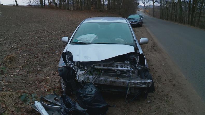 Kolizja z udziałem dwóch osobówek