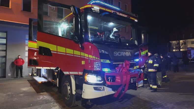 Nowy wóz bojowy wejherowskich ochotników