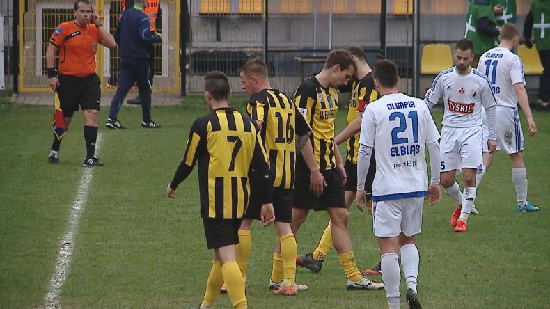 Maszyna się zacięła, Gryf rozgromiony przez Olimpię