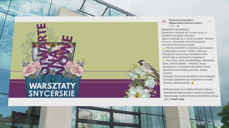 Warsztaty snycerskie w Wejherowie