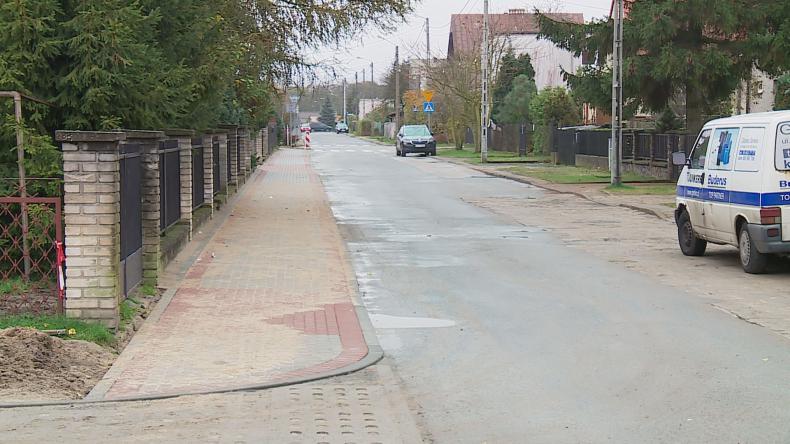 Ul. Poprzeczna w Ciechocinie modernizowana