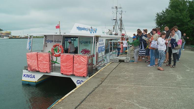 „Kinga” to dopiero początek rejsów po zatoce