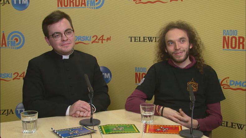 ks. Kamil Romanowski i Łukasz Syposz