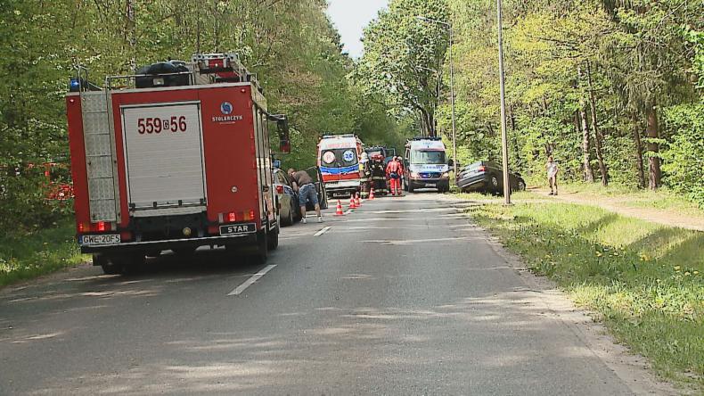 Wypadek drogowy w Bolszewie