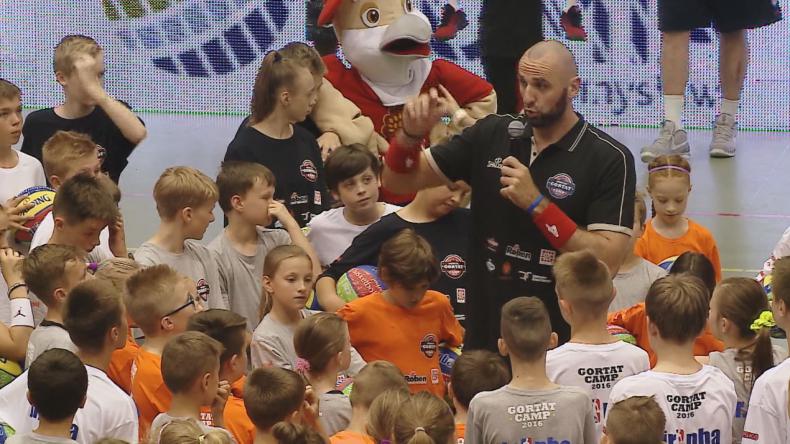 Gortat znowu szkolił w Rumi