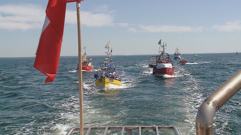 Modlili się na wodach Zatoki Puckiej